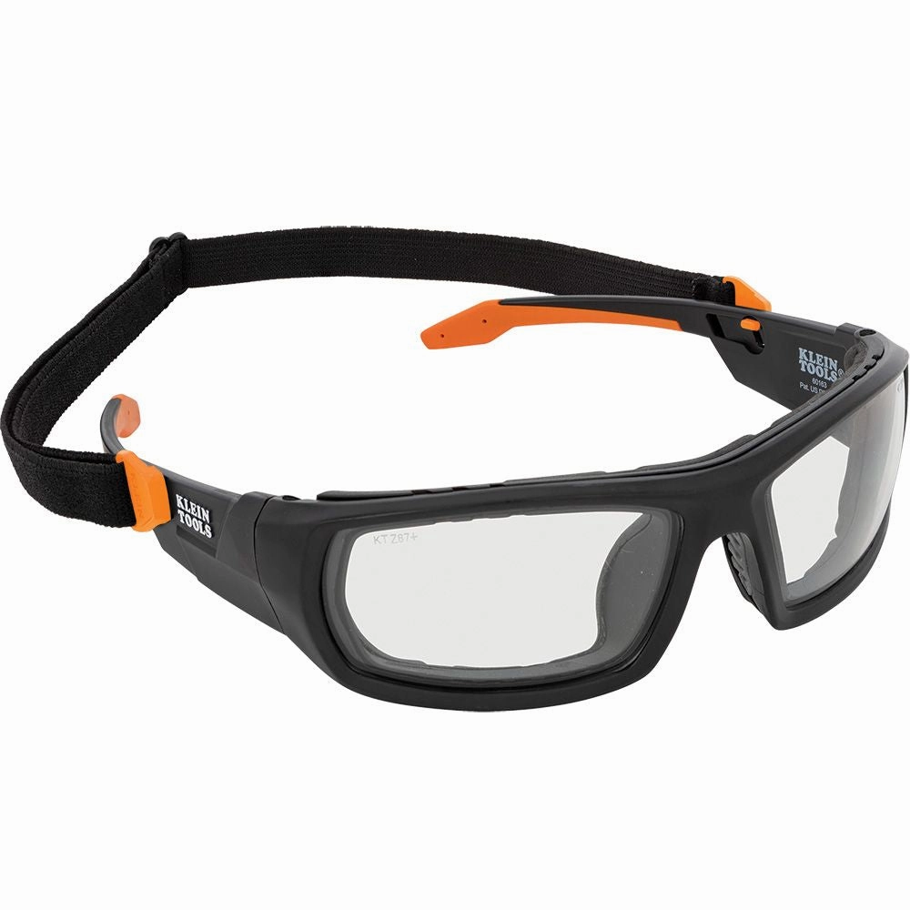 Klein Tools 60470 Professional Full-Frame Gasket Safety Glasses, Clear Lens