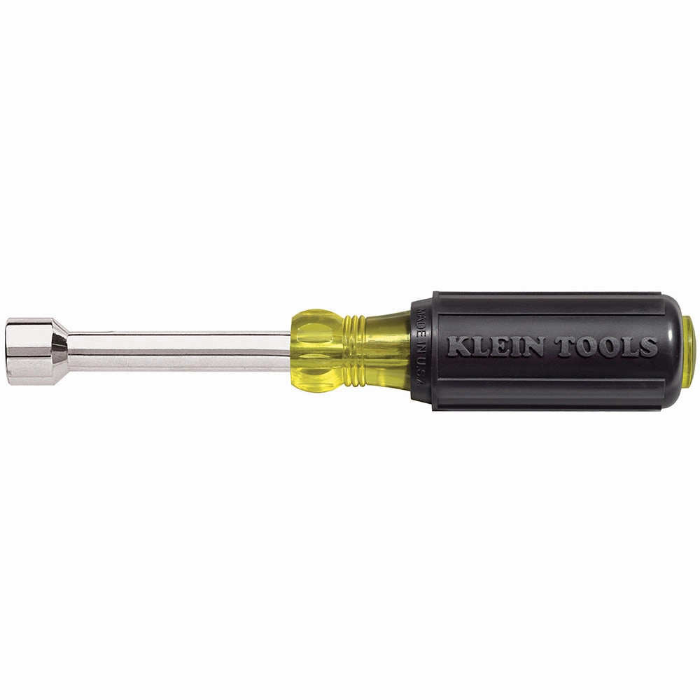 Klein Tools 630-9/16 9/16" x 9.4" Cushion-Grip Hollow-Shank Nut Driver with 4" Shank