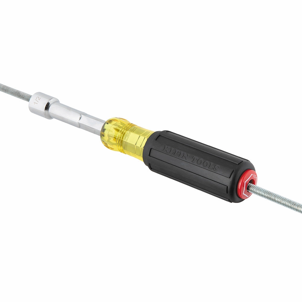 Klein Tools 65412MAG Color-Coded Magnetic Hollow-Shaft Heavy-Duty Nut Driver, 1/2"