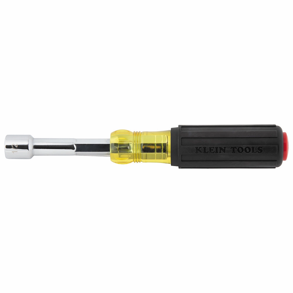 Klein Tools 65412MAG Color-Coded Magnetic Hollow-Shaft Heavy-Duty Nut Driver, 1/2"