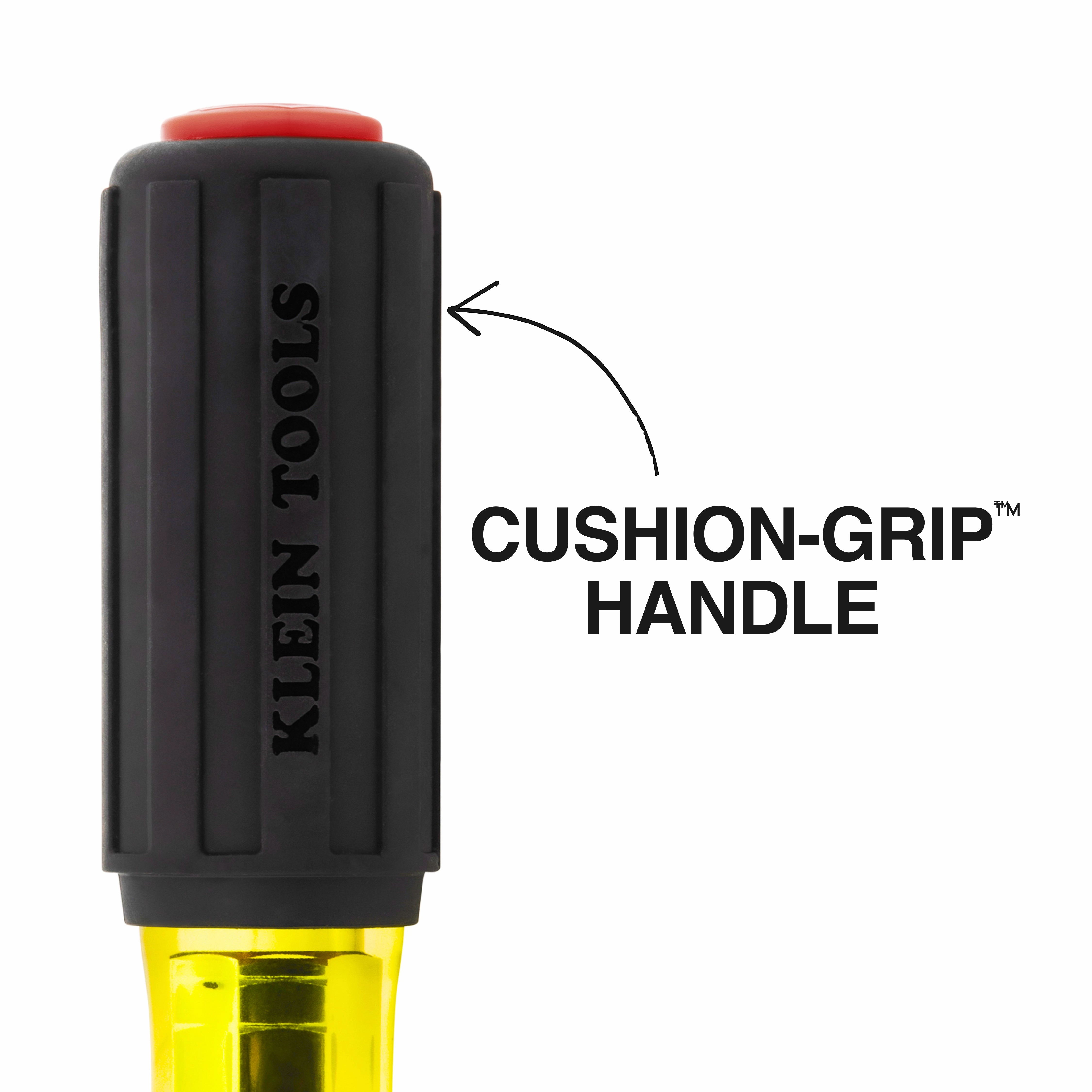 Klein Tools 65412MAG Color-Coded Magnetic Hollow-Shaft Heavy-Duty Nut Driver, 1/2"