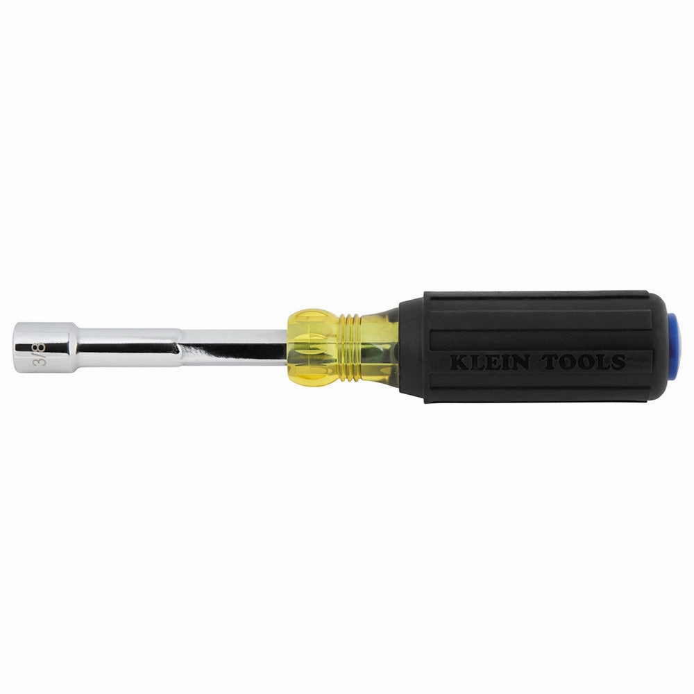Klein Tools 65438MAG Color-Coded Magnetic Hollow-Shaft Heavy-Duty Nut Driver, 3/8"