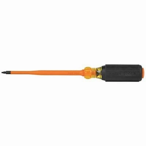 Klein Tools 6986INS Slim-Tip 1000V Insulated Screwdriver, #1 Square, 6-Inch