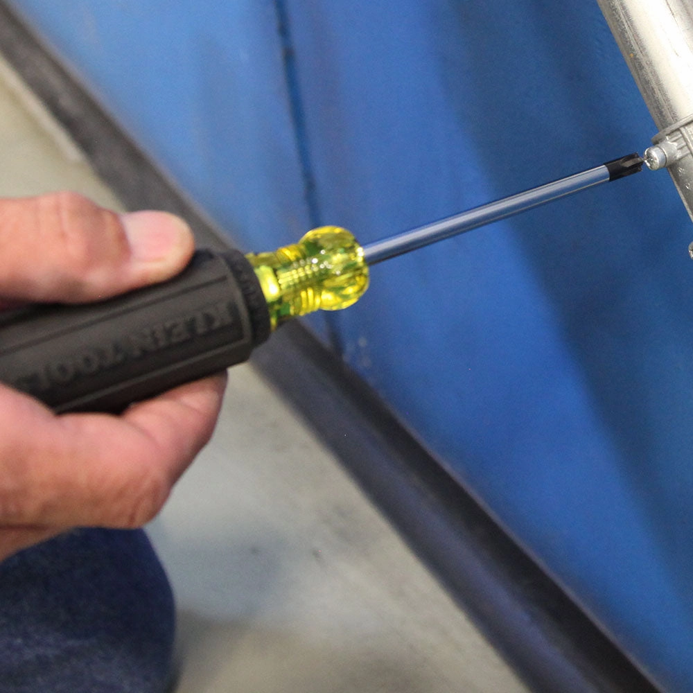 Klein Tools 7314 #1 Combo-Tip Driver, 4-Inch Fixed Blade