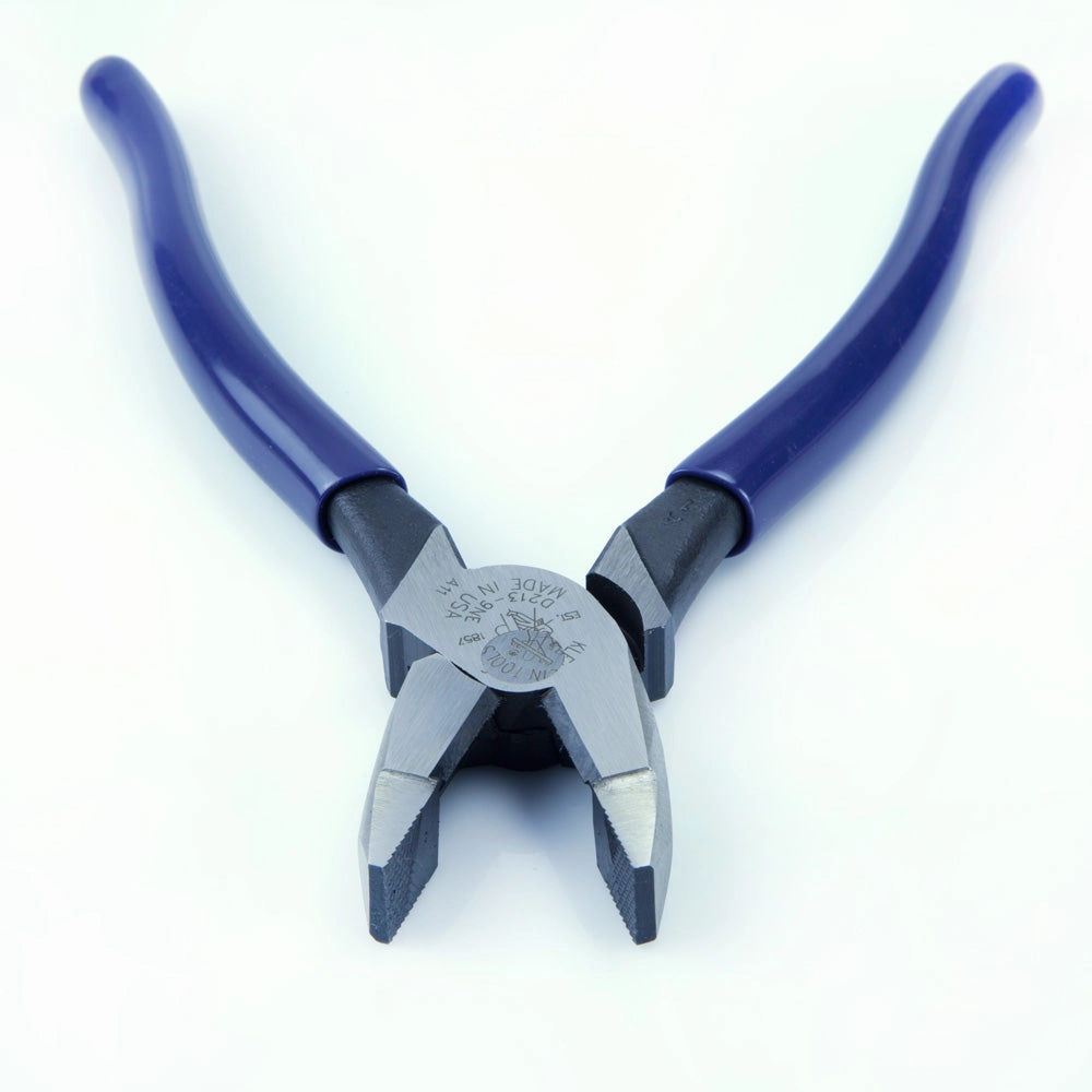 Klein Tools D213-9NE High Leverage Pliers, New England Nose, 9-Inch, Side Cutters