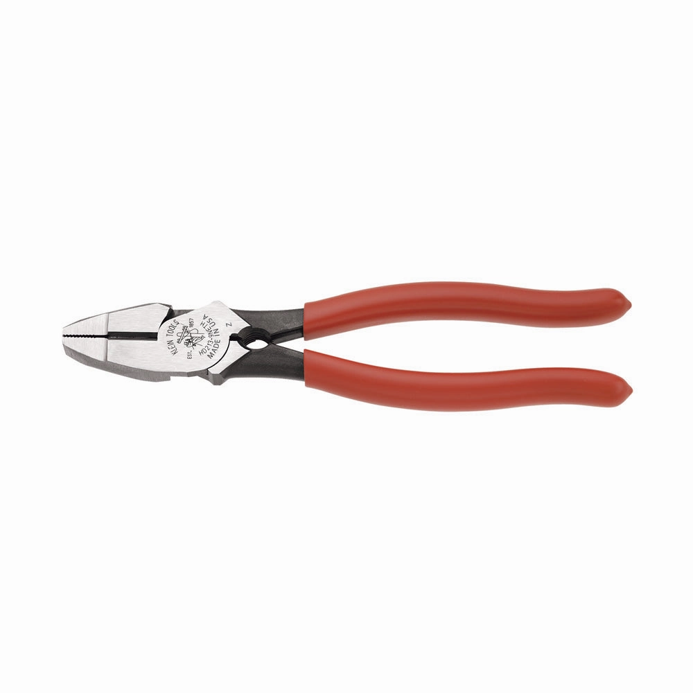 Klein Tools HD213-9NETH Lineman's Pliers Bolt Thread-Holding, 9"