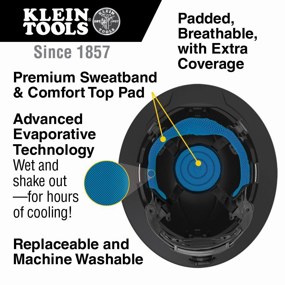 Klein Tools KHHSPN2 Hard Hat Suspension Replacement , Premium KARBN