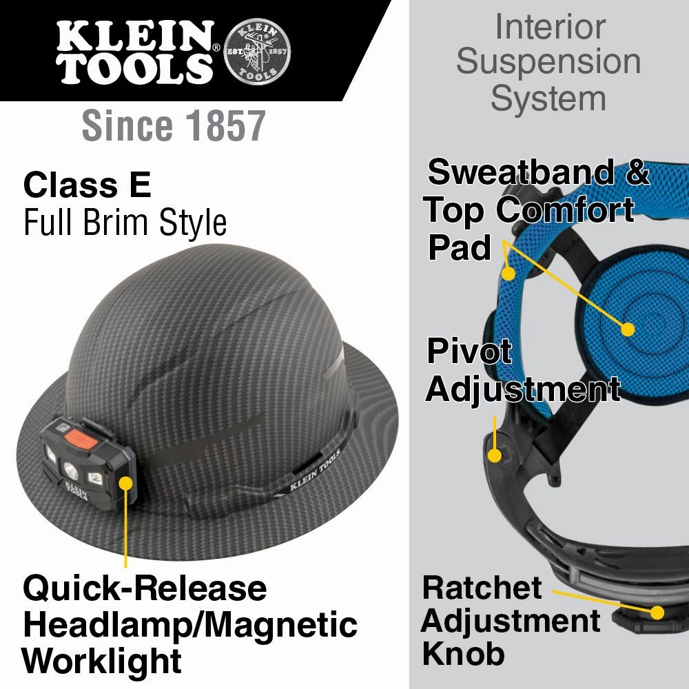 Klein Tools KHHSPN2 Hard Hat Suspension Replacement , Premium KARBN