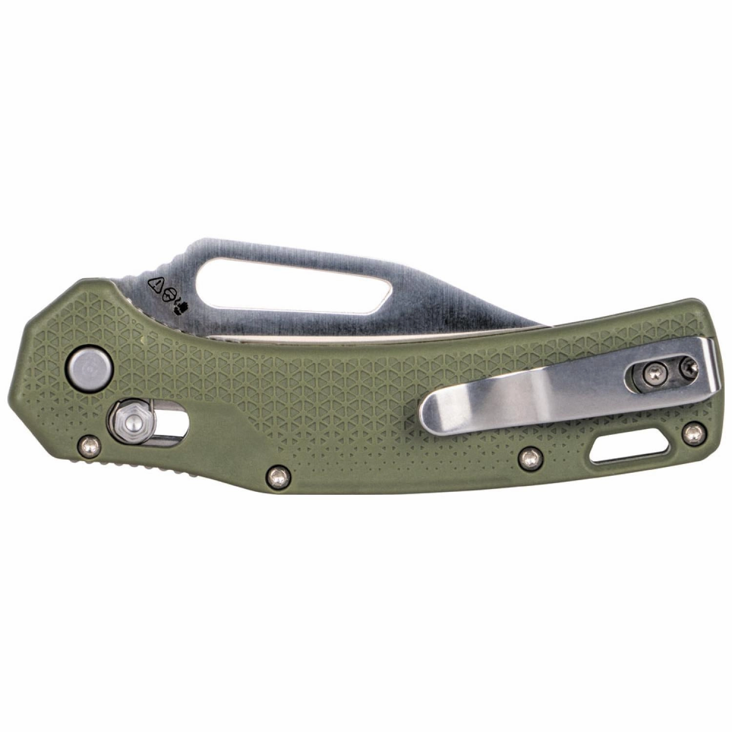Klein Tools OGK002GNT Resurgence Hunting Pocket Knife, Green & Clip Point