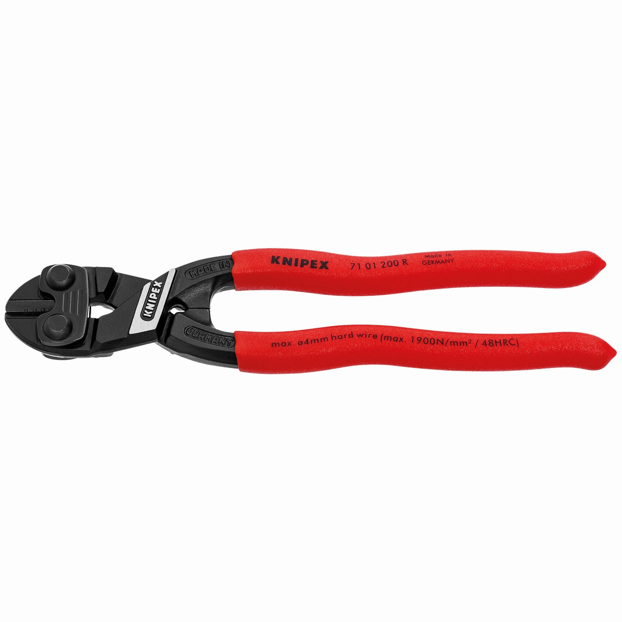 Knipex 71 01 200 R 8" CoBolt High Leverage Compact Bolt Cutters-Fencing
