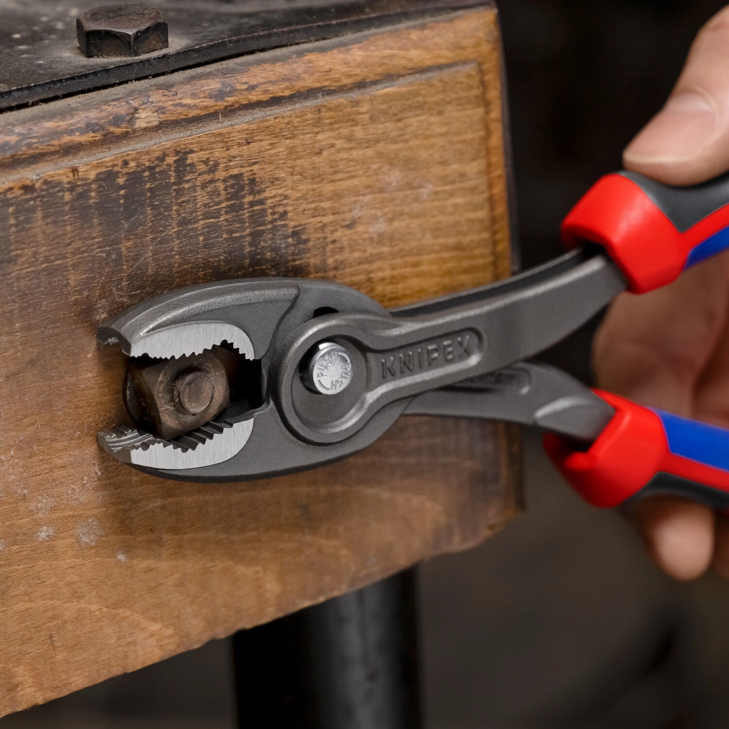 Knipex 82 02 200 SBA KnipeXtend Twin Grip Pliers, 8"