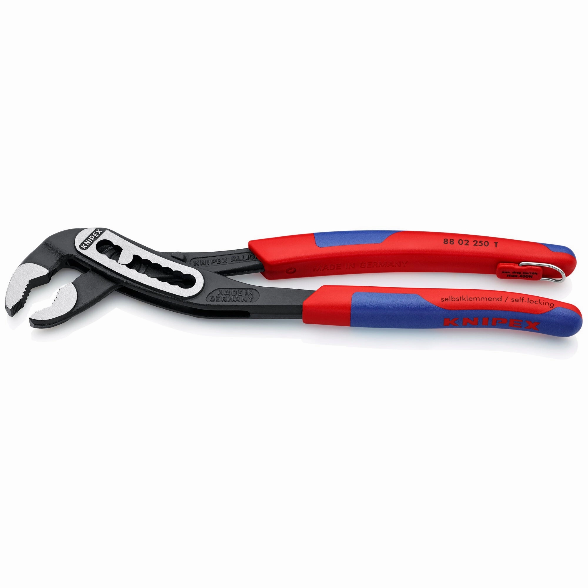 Knipex 88 02 250 T BKA 10" Alligator Water Pump Pliers-Tethered Attachment