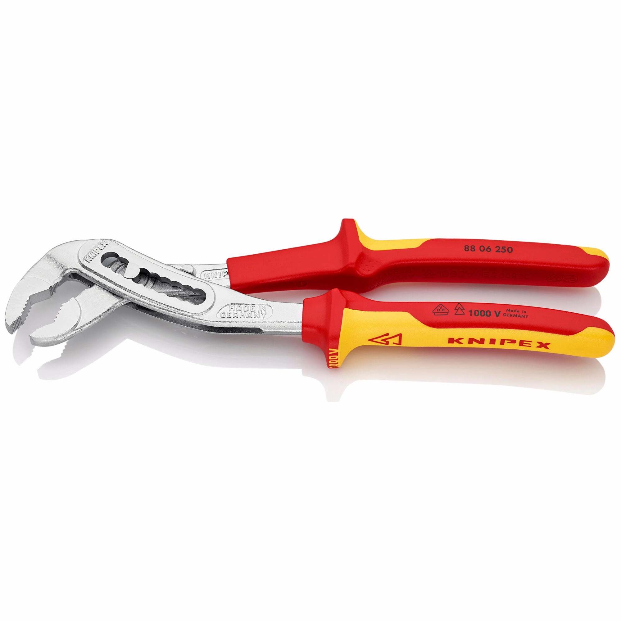 Knipex 88 06 250 10" Alligator Water Pump Pliers-1000V Insulated