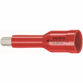 Knipex 98 39 08 3/8" Drive 8 mm Hex Socket-1000V Insulated