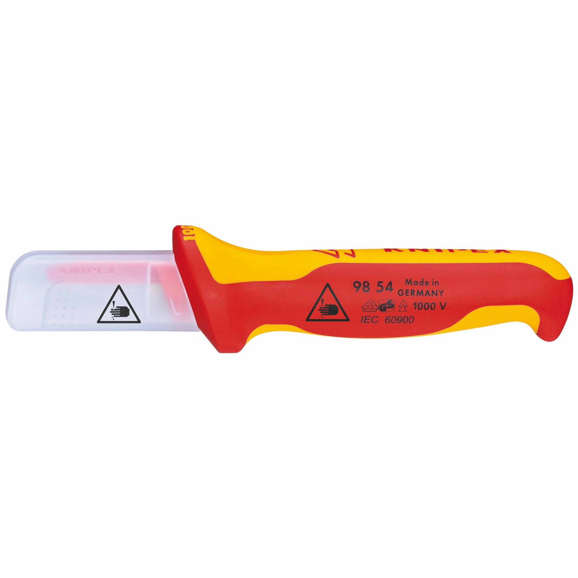 Knipex 98 54 7 1/2" Cable Knife-1000V Insulated