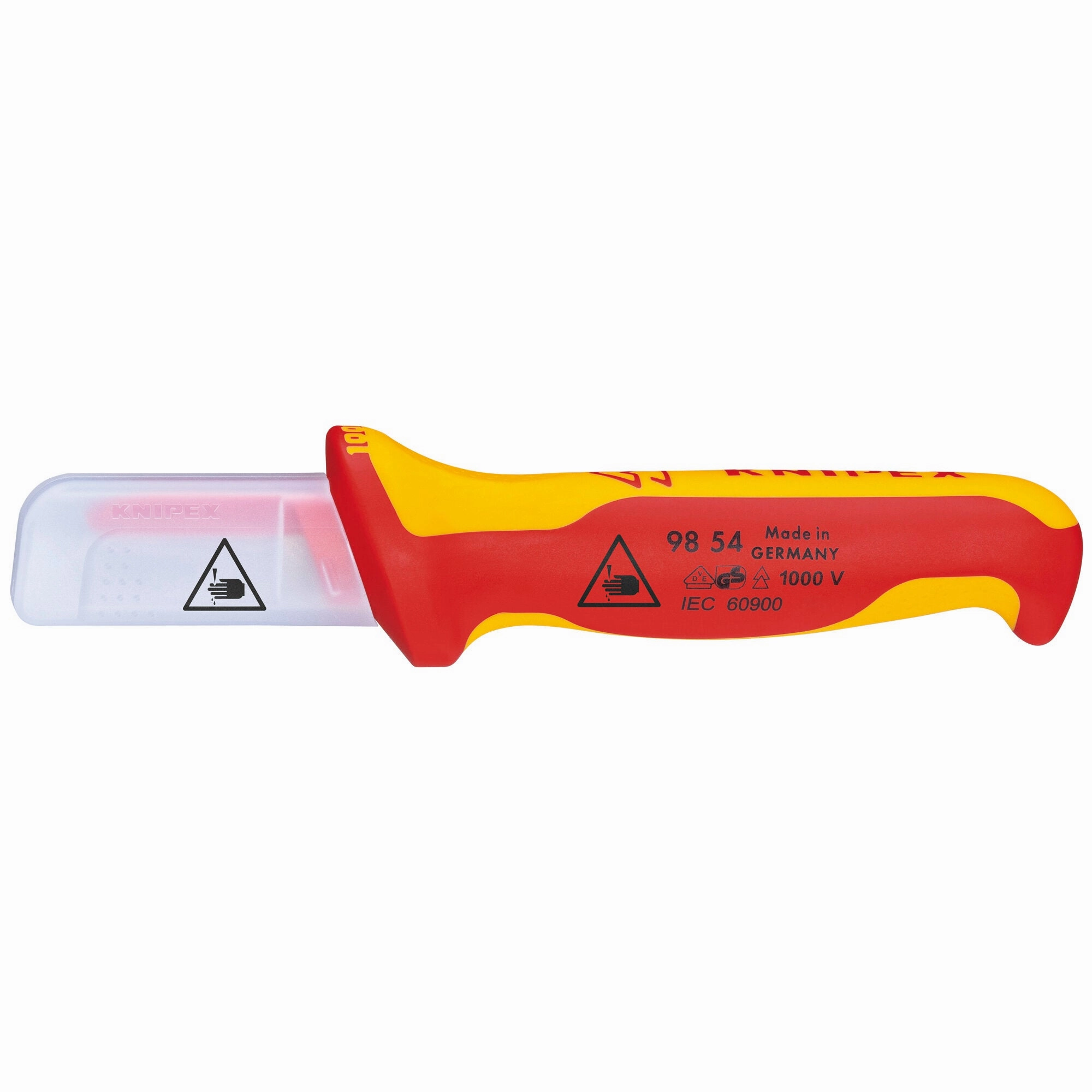 Knipex 98 54 7 1/2" Cable Knife-1000V Insulated