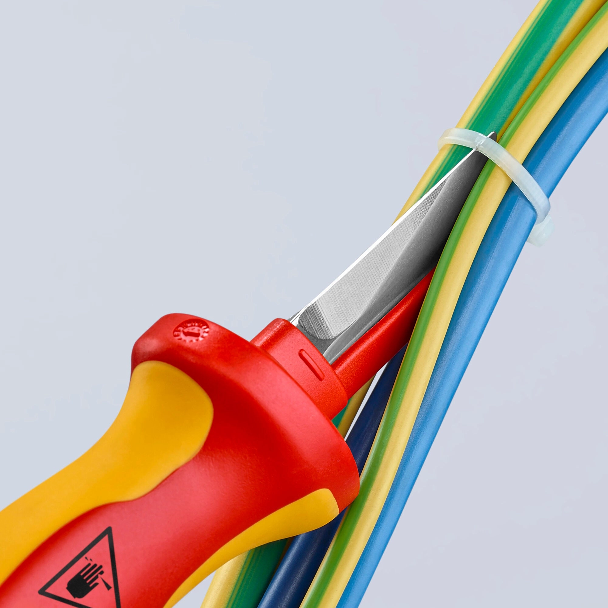 Knipex 98 54 SB 7 1/2" Cable Knife-1000V Insulated