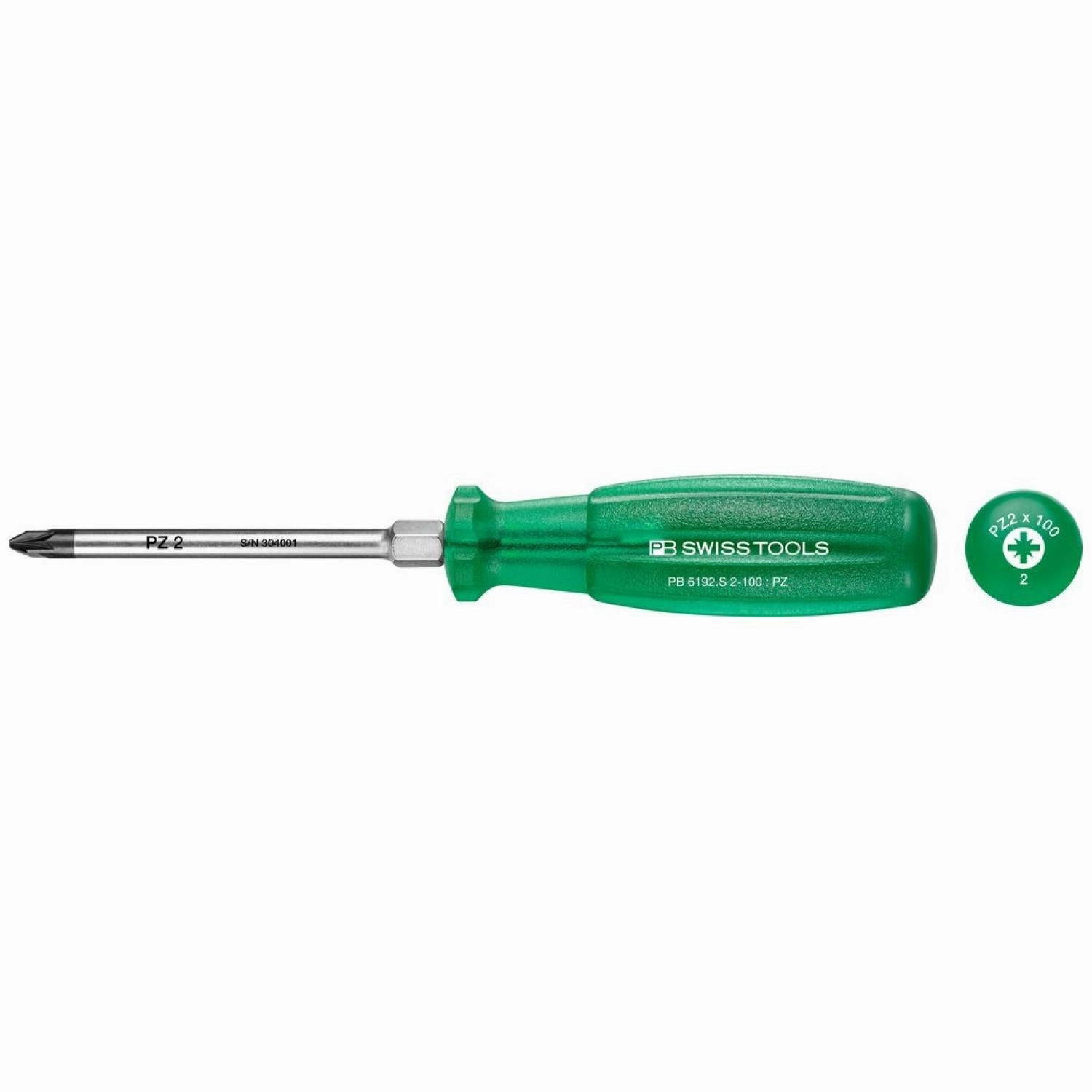 PB Swiss PB 6192.S 2-100 Multicraft Screwdrivers for Pozidriv Screws, L - 210 mm