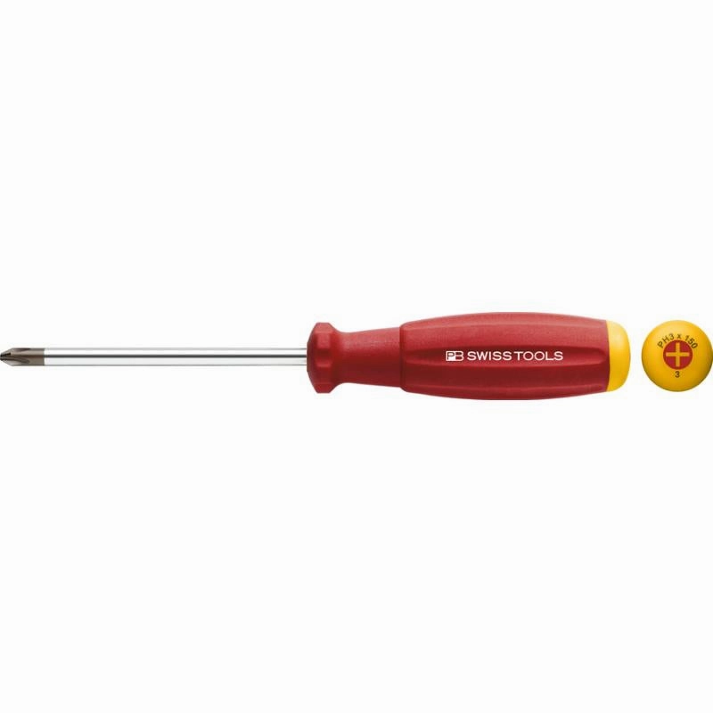 PB Swiss PB 8190.2-250/7 Screwdriver Phillips with Swiss Grip Handle, PH2, L - 360mm