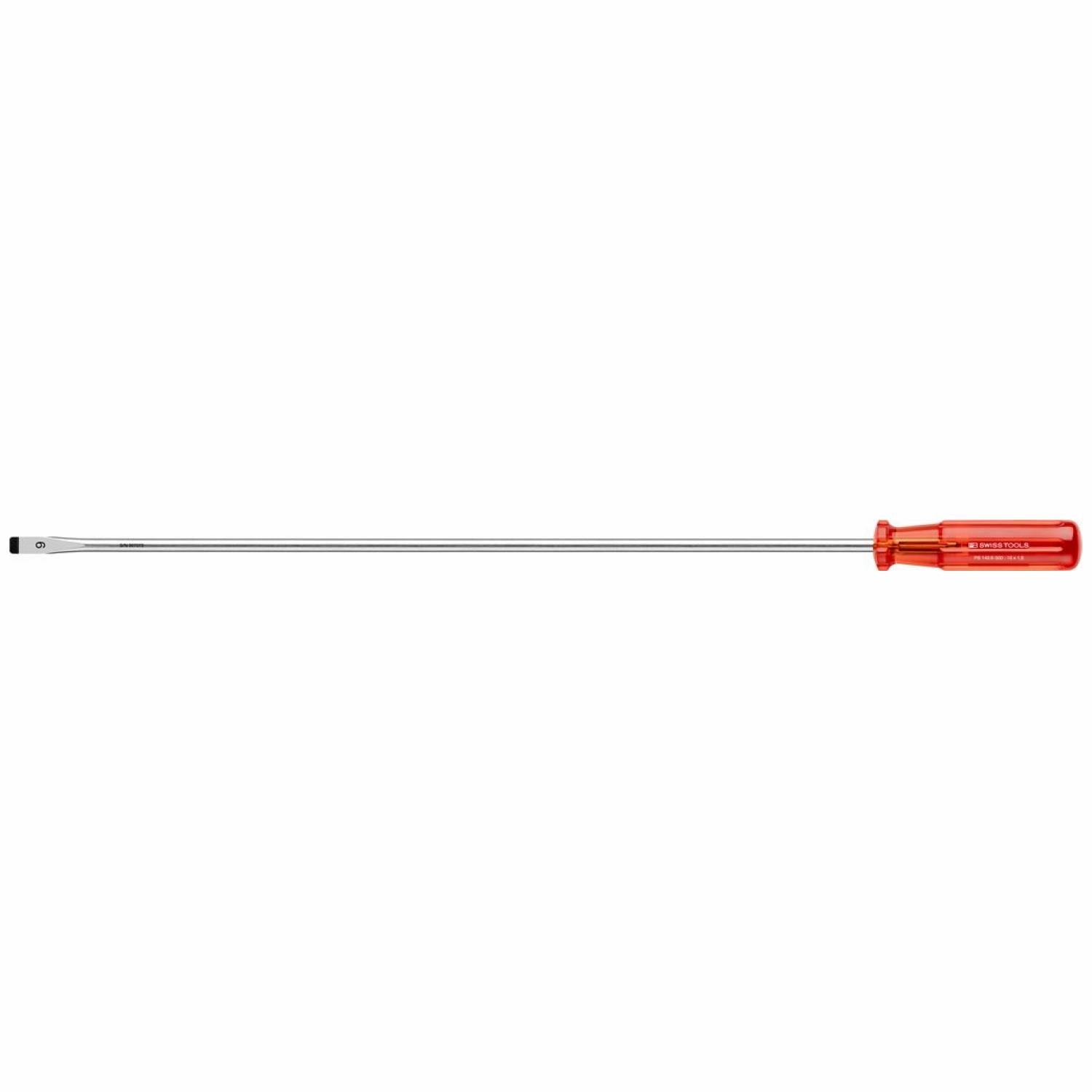 PB Swiss Tools PB 140.6-500 Slotted Classic Screwdriver, 10mm x 500mm