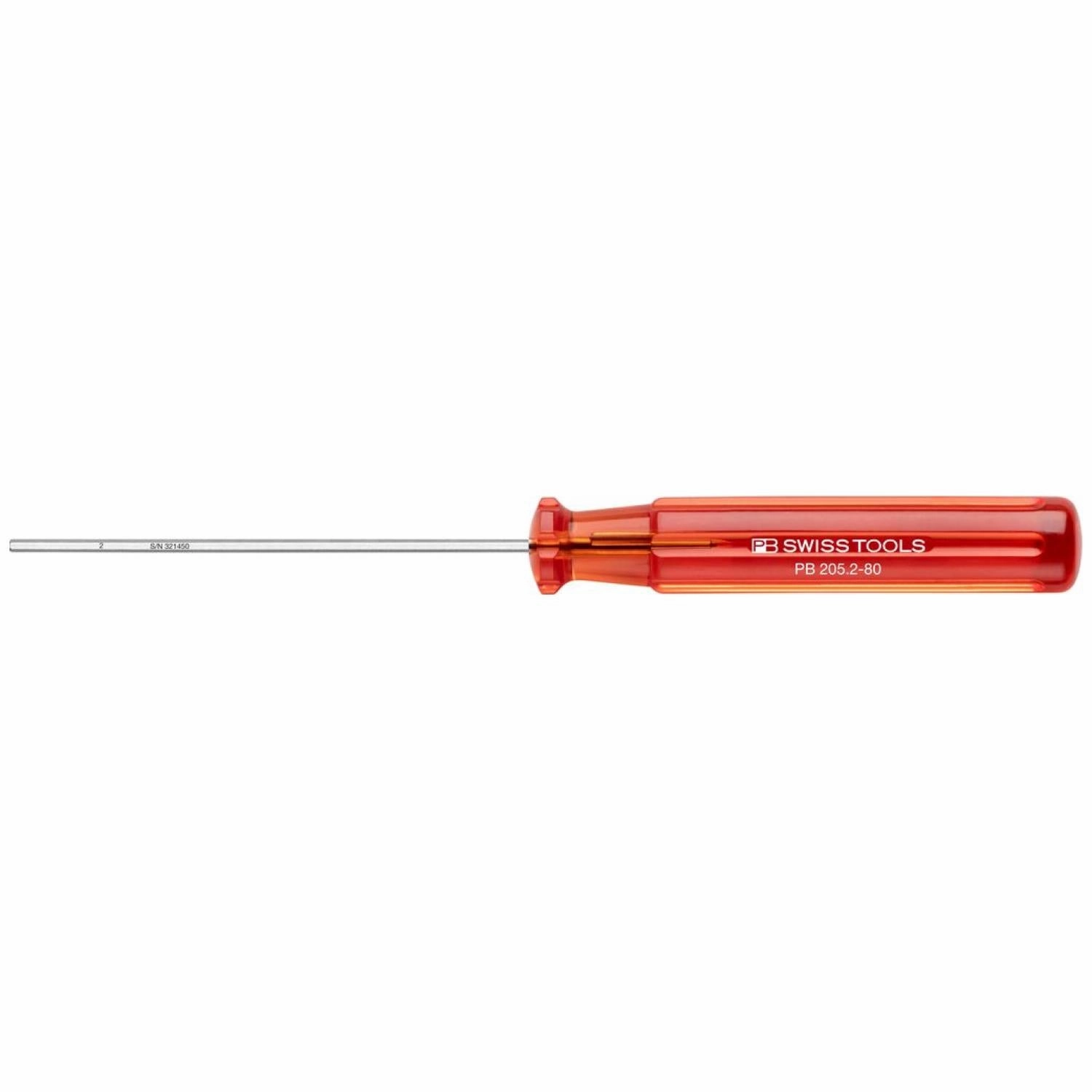 PB Swiss Tools PB 205.2-80 Hex Classic screwdrivers, 2mm x 80mm