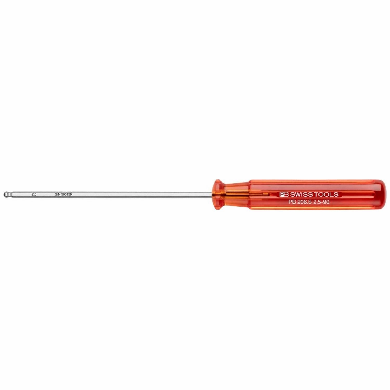 PB Swiss Tools PB 206.S 2,5-90 Classic screwdrivers, with ball point