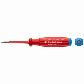 PB Swiss Tools PB 58400.8-60 Torx SwissGrip VDE Screwdriver, T8 x 60mm, Insulated