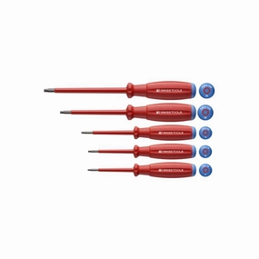 PB Swiss Tools PB 58549 SwissGrip VDE Screwdriver Set, Insulated, 5pcs