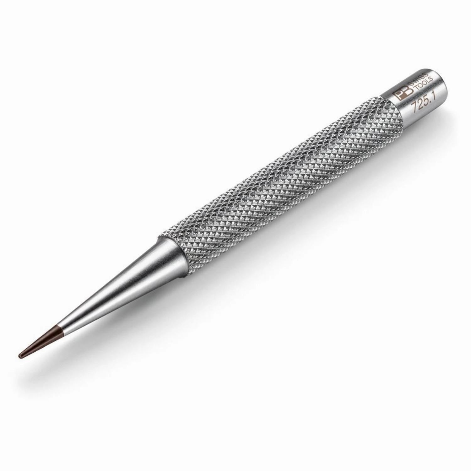PB Swiss Tools PB 725.1 Knurled Nail Punches w/ Concave Tip, 1 mm
