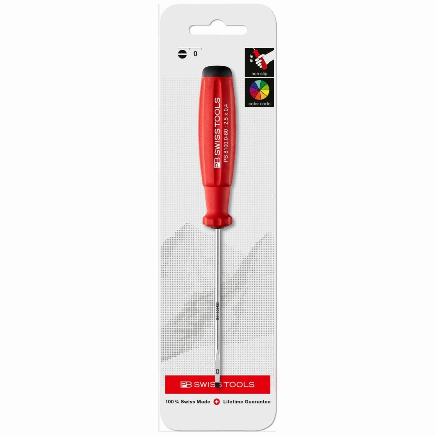 PB Swiss Tools PB 8100.0-80 SwissGrip Screwdrivers 3 mm