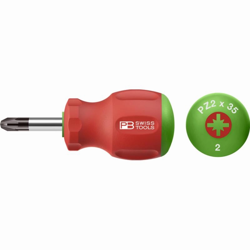 PB Swiss Tools PB 8194.1-30 Swiss Grip Stubby Screwdrivers 1 mm