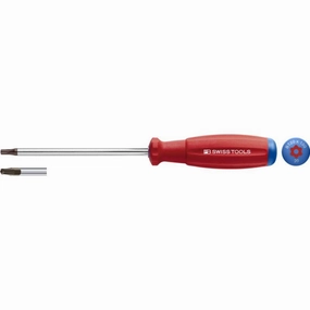 PB Swiss Tools PB 8400.B 7-50 * SwissGrip Screwdriver, TORX With Bore Hole, Size T7