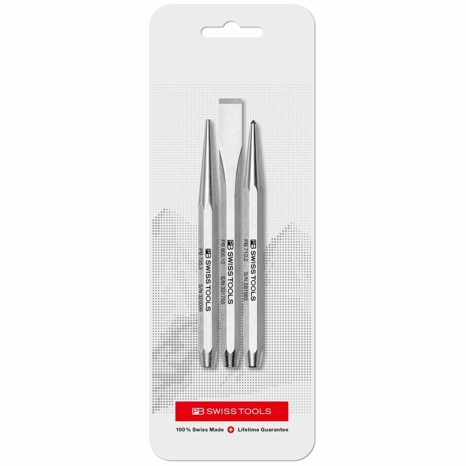 PB Swiss Tools PB 870.CN Punch Tool 3 Pieces