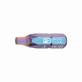 PB Swiss Tools PB C6.185/3 Square Drive Bit, Robertson, 3.4 mm, 25mm
