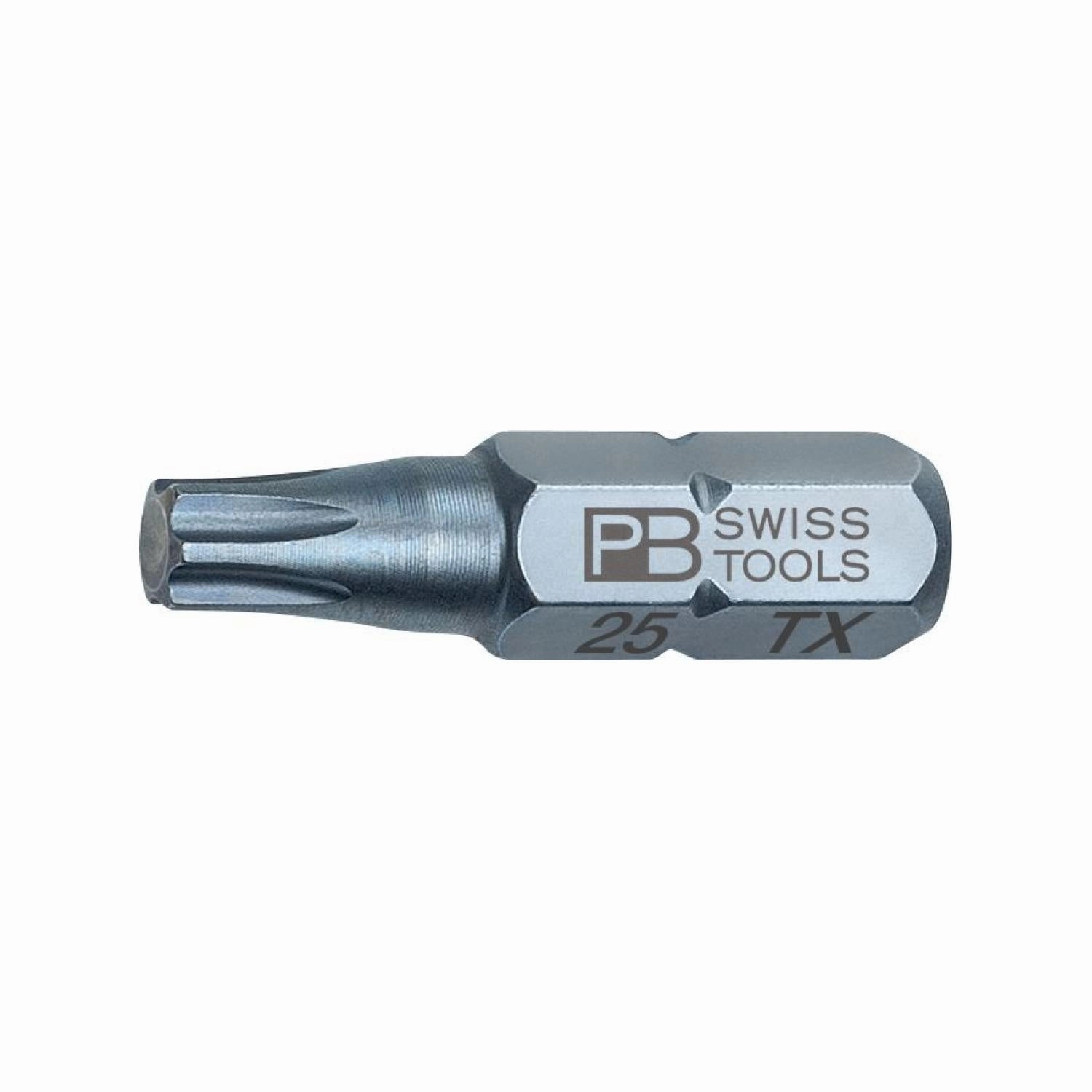 PB Swiss Tools PB C6.400/25 PrecisionBit, Design C6 1/4" Bits, TORX - T25
