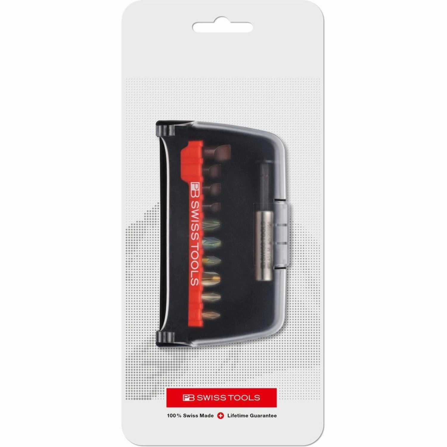 PB Swiss Tools PB C6.989 CN PrecisionBit, Design C 6.3 (1/4), Set in BitCase, with Belt-Clip