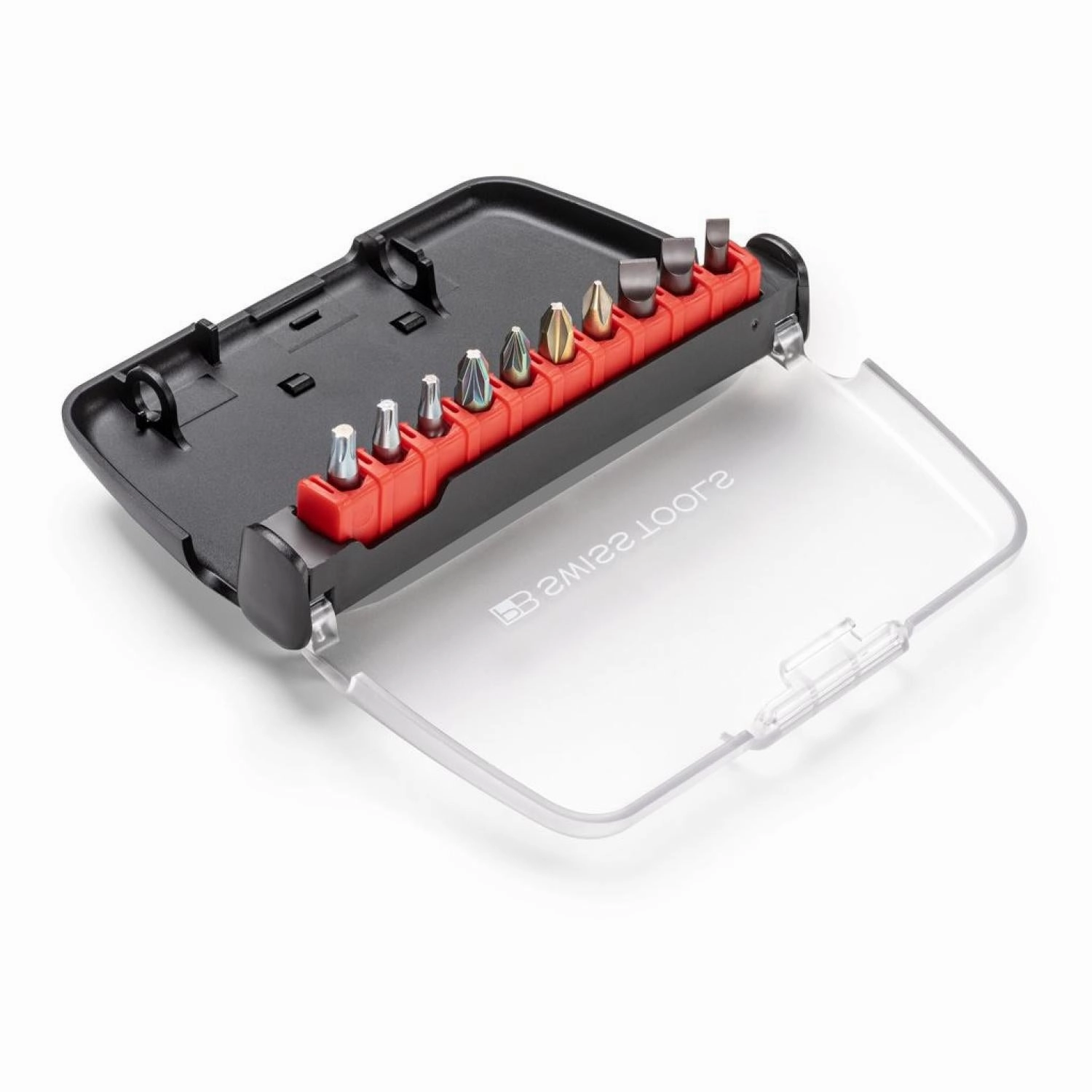 PB Swiss Tools PB C6.989 PrecisionBit, Design C 6.3 (1/4), Set in BitCase, with Belt-Clip