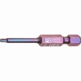 PB Swiss Tools PB E6.210/2 PrecisionBit, Hex, 2mm x 24mm