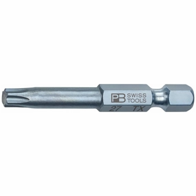 PB Swiss Tools PB E6.400/27-50 PrecisionBit, Design E6 1/4" Bits, TORX - T27 x 24mm