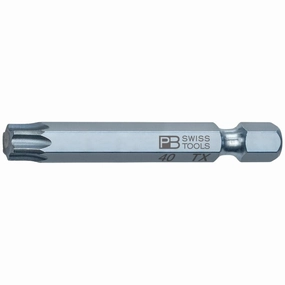 PB Swiss Tools PB E6.400/40-50 PrecisionBit, Design E6 1/4" Bits, TORX - T40
