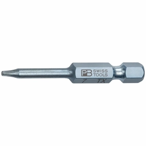 PB Swiss Tools PB E6.400/7-50 PrecisionBit, Design E6 1/4" Bits, TORX - T7