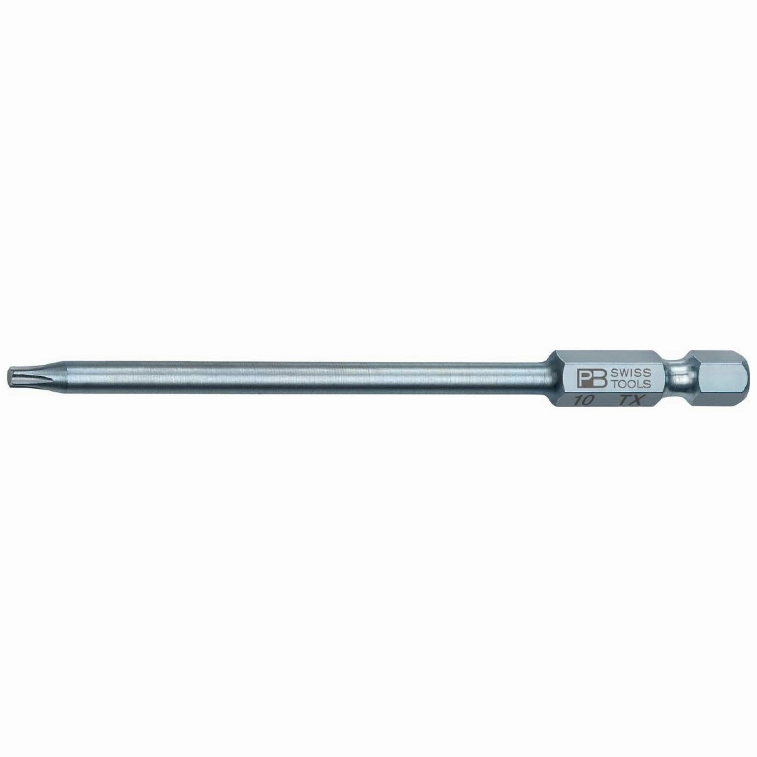PB Swiss Tools PB E6L.400/10-95 PrecisionBit TORX, 95 mm Long Blade, Size T10