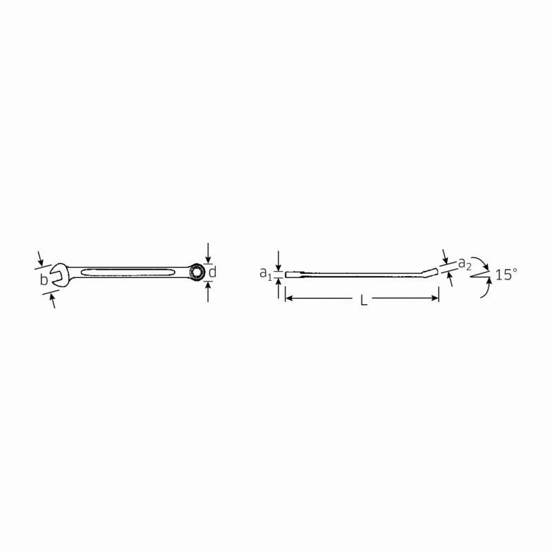 Stahlwille 40093232 3.2mm Combination Spanner