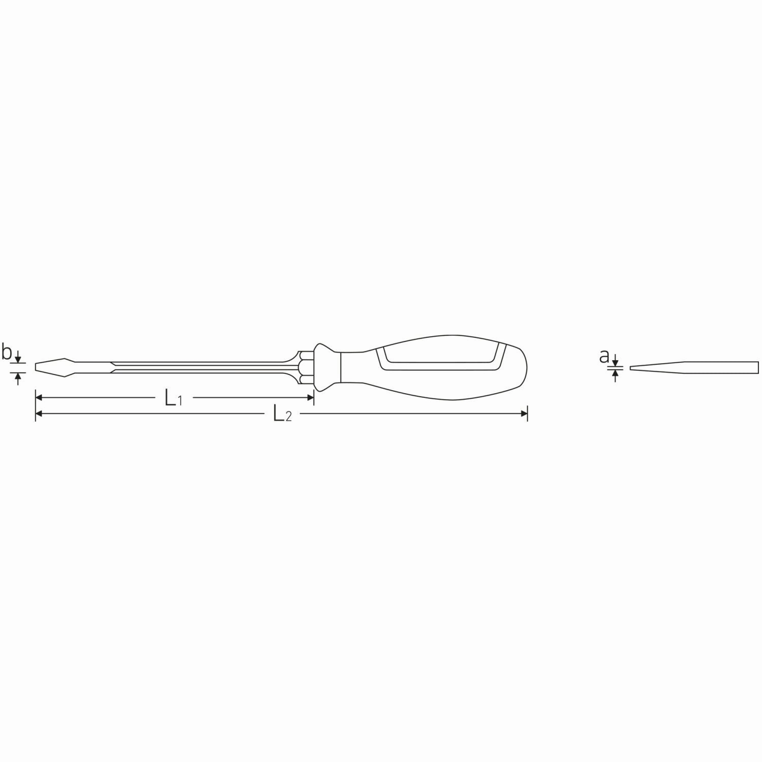Stahlwille 46223355 Slotted screwdriver DRALL 