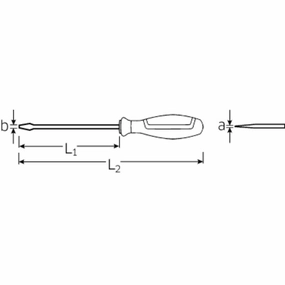 Stahlwille 73213101 10503 5.0 mm Slotted Carburetor Screwdriver