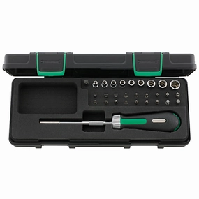 Stahlwille 96182203 4008/27/1R Ratcheting BIT Holder Set