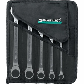 Stahlwille 96411705 17/5 Combination ratcheting Spanner Set