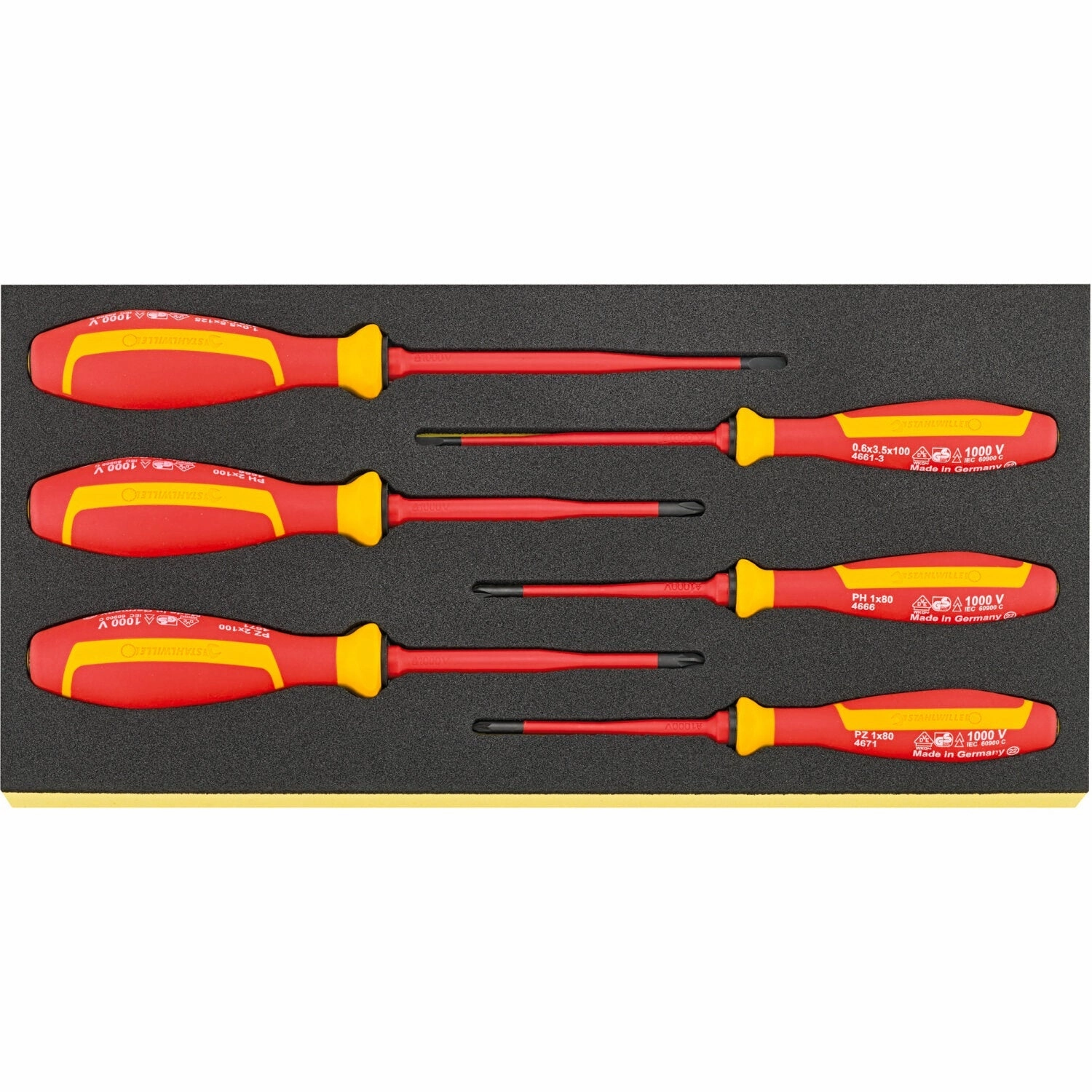 Stahlwille 96838814 VDE screwdriver set DRALL 