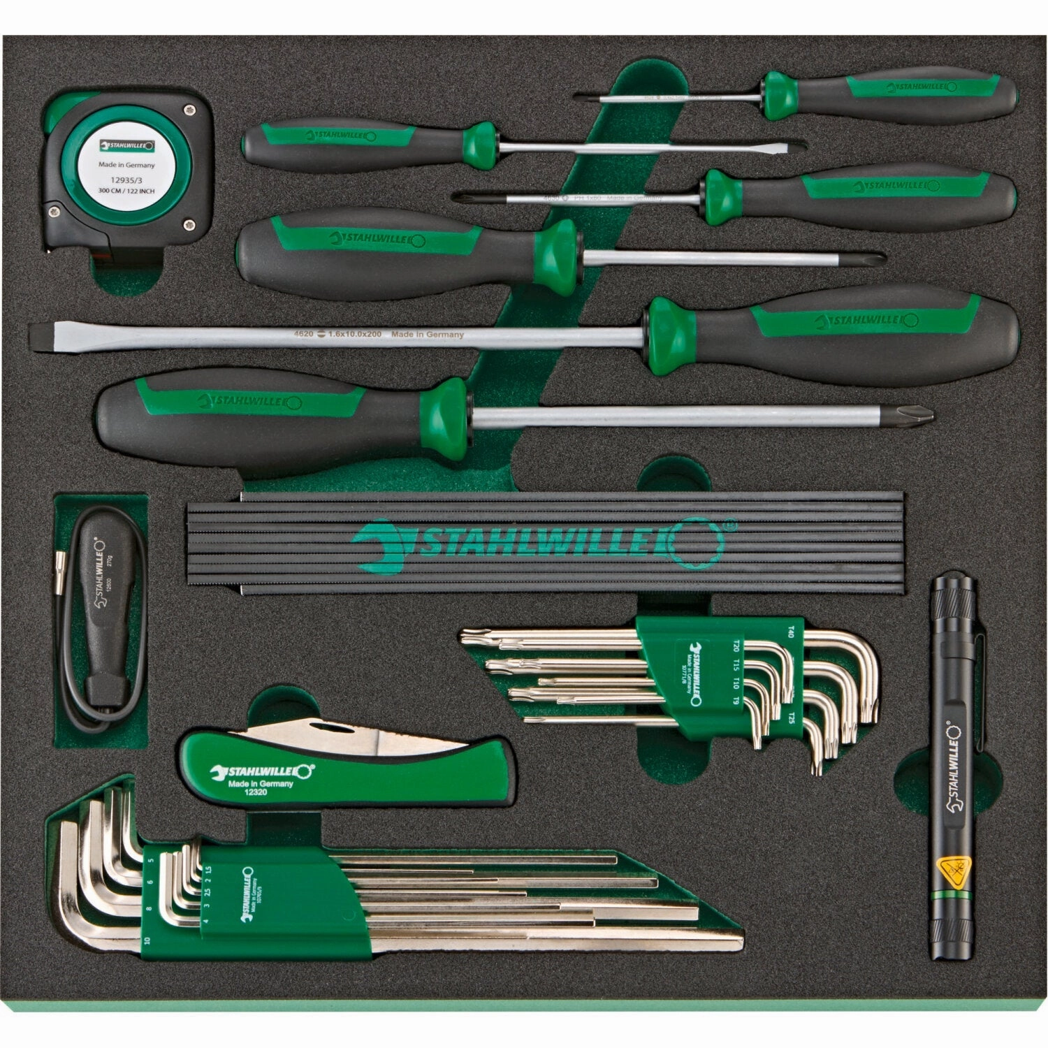Stahlwille 98830180 Assortment Tools with Tool Trolley