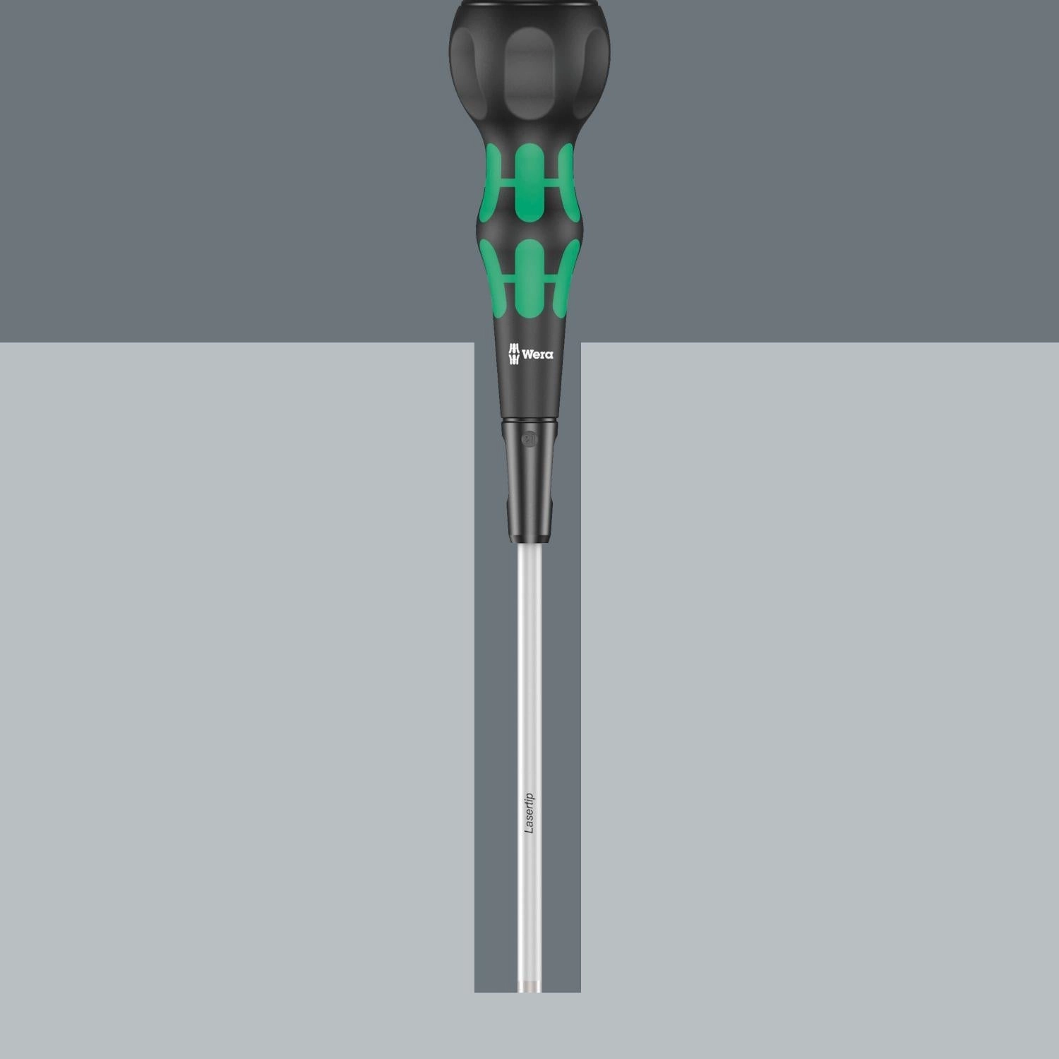 Wera 05007907001 Kraftform Ball-Grip Phillips Screwdriver - Workshop Blade, PH 2 x 150 mm